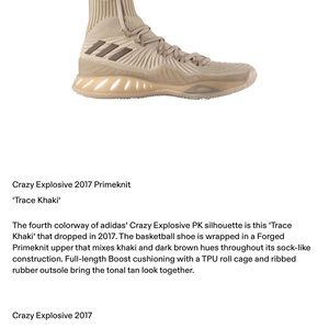 Adidas crazy explosive primeknit 2017